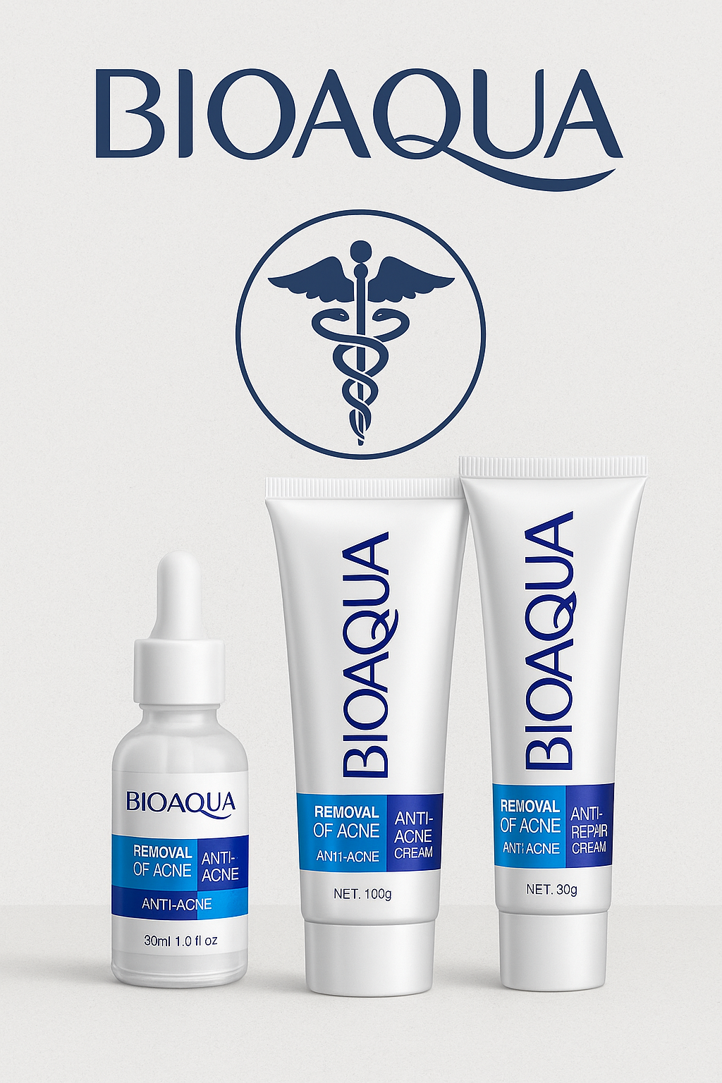 Kit BIOAQUA: ¡Elimina el acné YA!